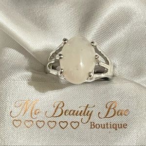 Clear Quartz Crystal Ring